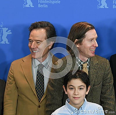 Isle of Dogs photo call during the 68th Berlinale Film Festival Editorial Stock Photo
