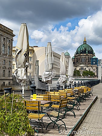 Beautiful view of historic Berlin Cathedral (Berliner Dom Editorial Stock Photo