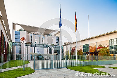 Berlin, Germany - Kanzleramt building Editorial Stock Photo