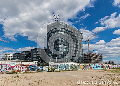 The Berlin Wall, an historical landmark Editorial Stock Photo