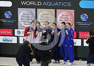 World Aquatics Diving World Cup 2024 in Berlin, Germany Editorial Stock Photo