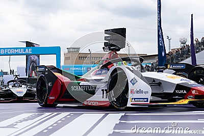 Audi Sport Abt Schaeffler race car Editorial Stock Photo