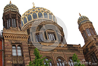 Neue Synagoge New Synagogue is the main synagogue of the Berlin Editorial Stock Photo