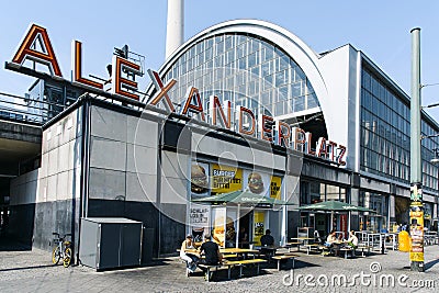 Alexanderplatz station in Berlin, Germany Editorial Stock Photo