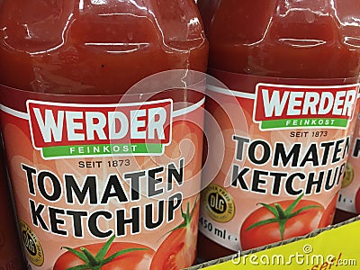 Werder Tomato ketchup Editorial Stock Photo