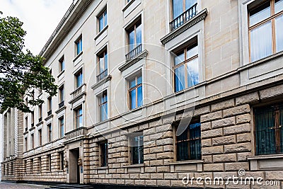 Building of the Embassy of Russian Federation Editorial Stock Photo
