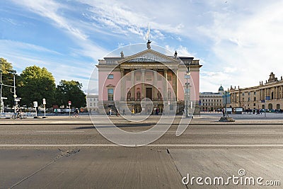 Staatsoper Unter den Linden, The Berlin State Opera Editorial Stock Photo