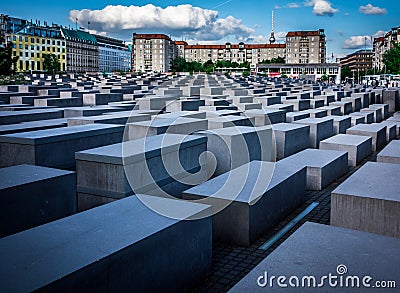 Berlin Holocaust Memorial Editorial Stock Photo
