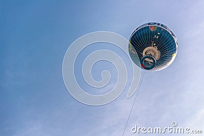 BERLIN - JULY 24, 2016: Air Service Berlin operate the World Bal Editorial Stock Photo