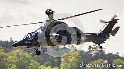 German Army Tiger attack helicopter Editorial Stock Photo