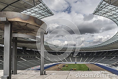 Berlin olympic stadiums Stock Photo