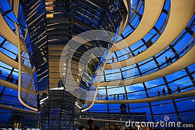 Berlin Reichstag dome Editorial Stock Photo