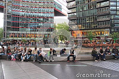 Berlin Sony Center Editorial Stock Photo