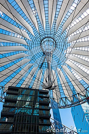 Berlin Sonycenter Editorial Stock Photo