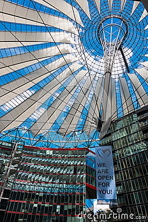 Berlin Sonycenter Editorial Stock Photo