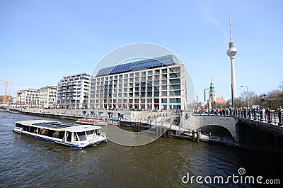 Berlin spree Editorial Stock Photo