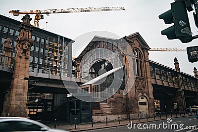 Berlin subway station Stock Photo