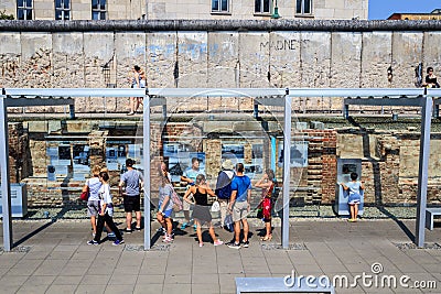 Berlin Topography of Terror Editorial Stock Photo