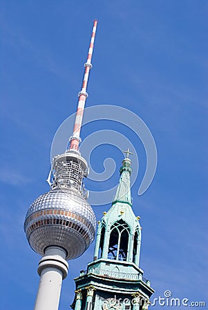 Berlin tower Stock Photo