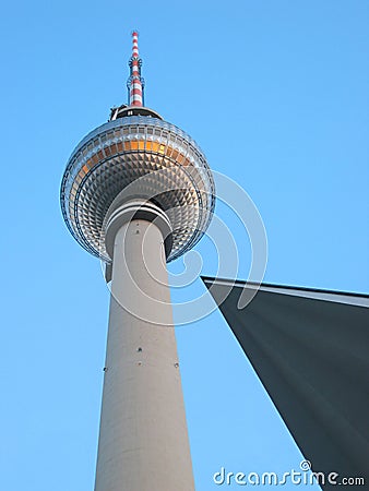 Berlin TV tower Stock Photo