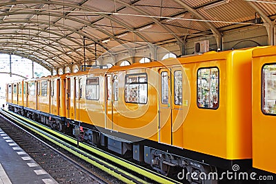 Berlin u-bahn Stock Photo