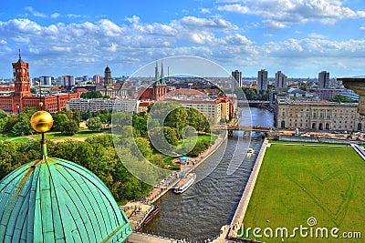 Berlin view - HDR Stock Photo