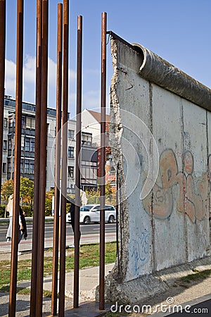 Berlin Wall Editorial Stock Photo