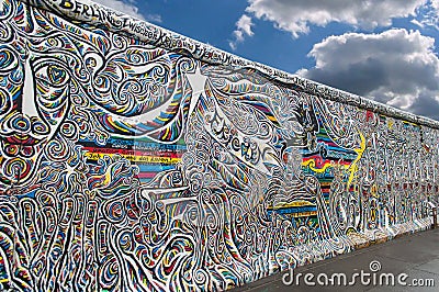 Berlin Wall Editorial Stock Photo