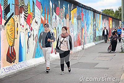 Berlin Wall Editorial Stock Photo