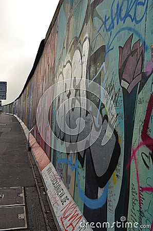 Berlin Wall - Germany capital city Editorial Stock Photo