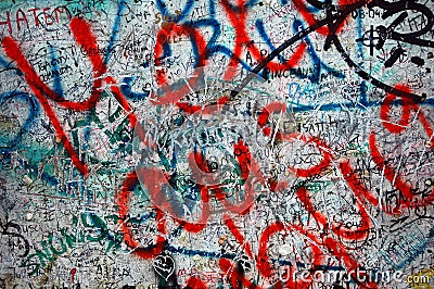 Berlin Wall Graffiti Royalty-Free Stock Image | CartoonDealer.com #45517576