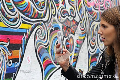 Berlin Wall Editorial Stock Photo