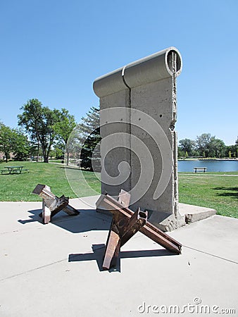 The Berlin Wall Stock Photo