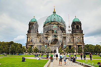 Berliner Dom in Berlin Editorial Stock Photo