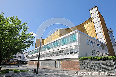 Berliner Philharmonie orchestra concert hall Berlin Germany Editorial Stock Photo