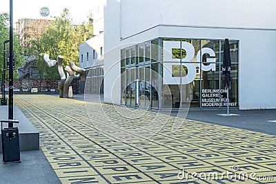 Berlinische Galerie exterior, Berlin Editorial Stock Photo