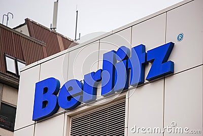 Berlitz sign in berlin germany Editorial Stock Photo