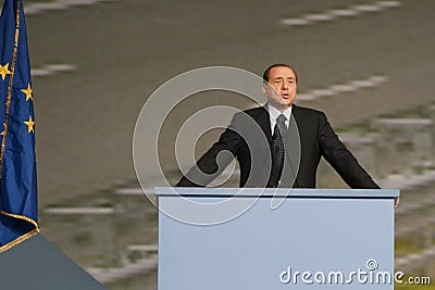 Berlusconi 2 Editorial Stock Photo