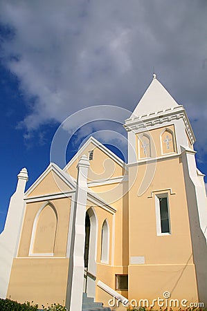 Bermuda Church Stock Photo