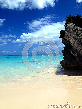 Bermuda horseshoe bay Stock Photo