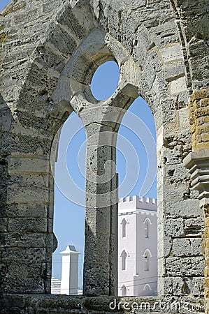 Bermuda Old and new Stock Photo