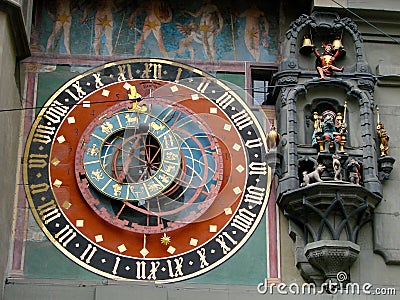 Bern clock tower Stock Photo