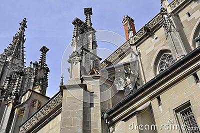 Berne cathedral Stock Photo