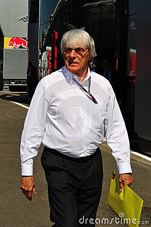 Bernie Ecclestone Editorial Stock Photo