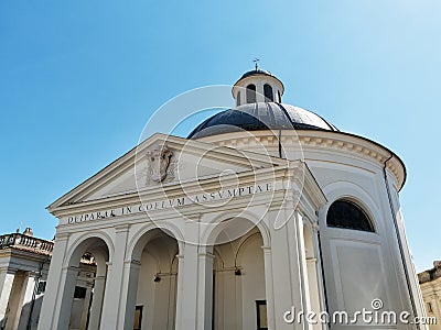 Bernini s Church facade Ariccia, Italy Stock Photo