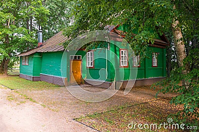 BERNOVO, Hotel building in a rustic house in the estate of the landowners Wulf Editorial Stock Photo