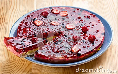 Berries cake Stock Photo