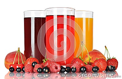Berry juice Stock Photo