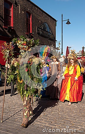 The Berry Man, October Plenty Festival, London Editorial Stock Photo