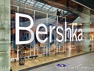 Bershka Retail Store in Moscow, Russia. Editorial Stock Photo